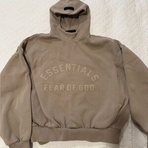 Essentials Fear of God Taupe Hoodie XS